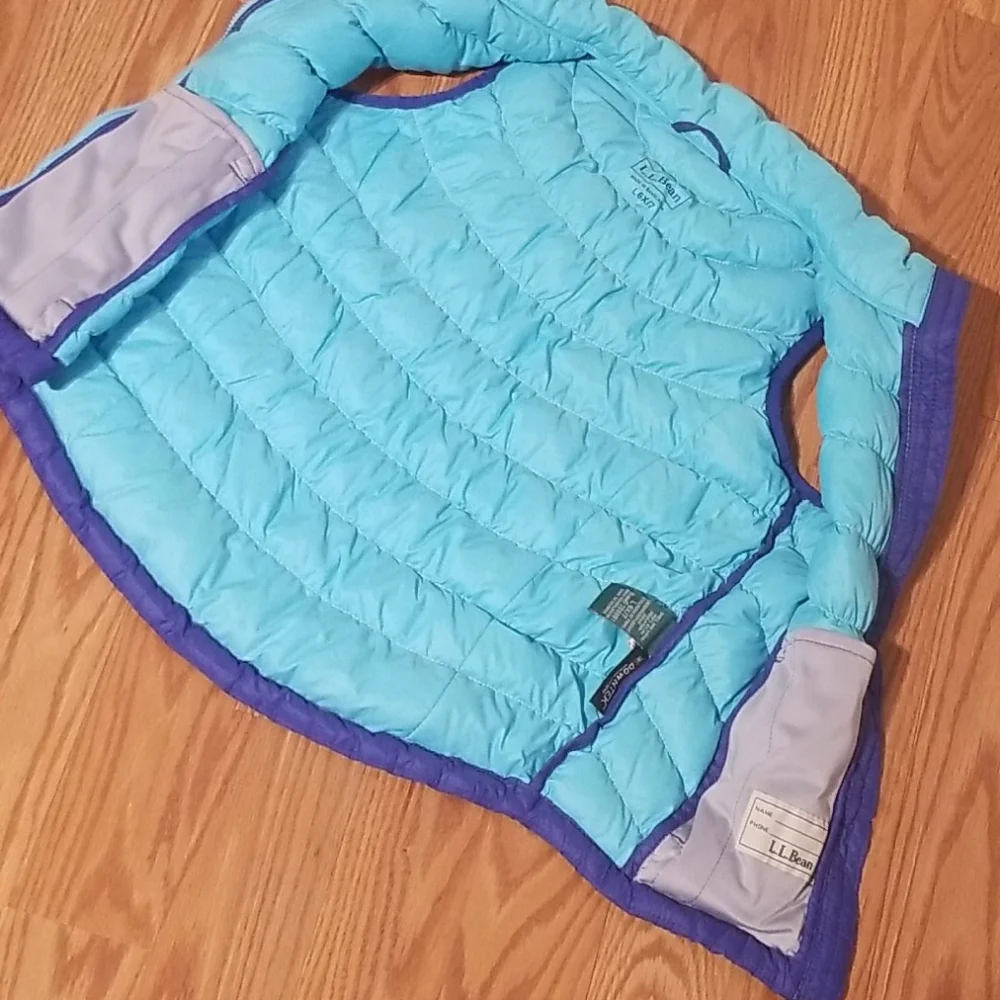 Ll.bean downtek vest lg 6/7‎